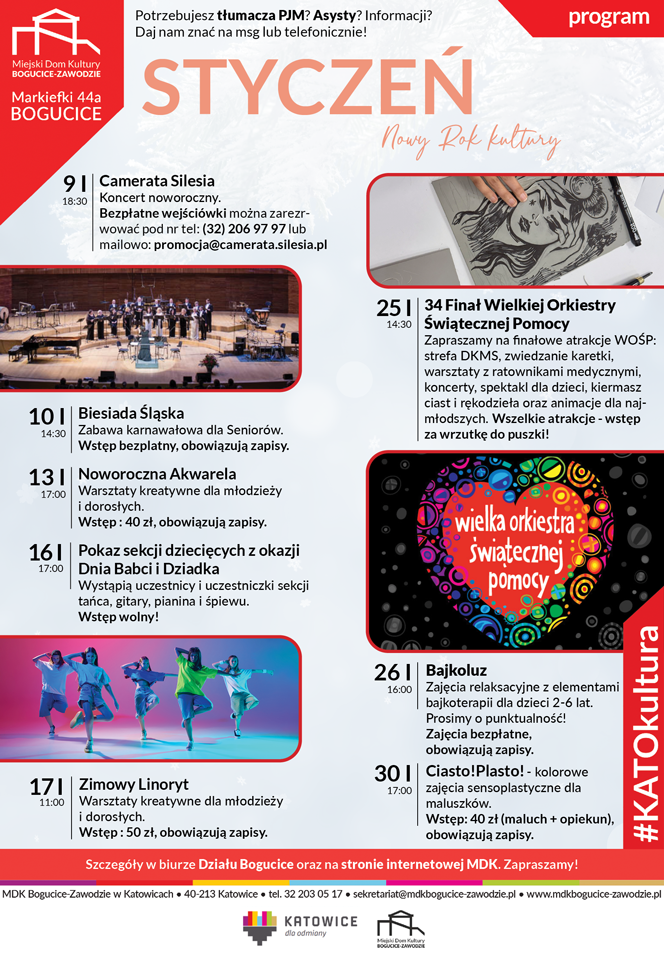 Program na styczeń - informacje powtórzone w poście. 